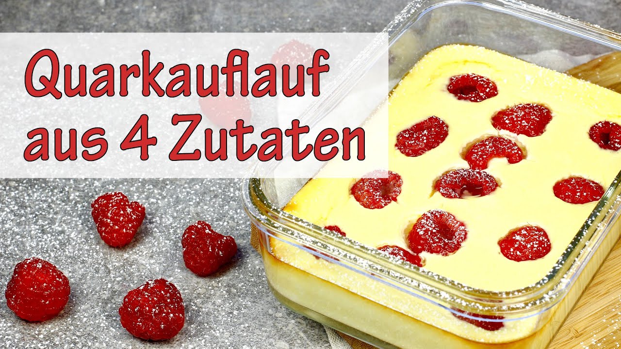 LOW CARB / KETO Quarkauflauf - schnell, proteinreich & ohne Zucker