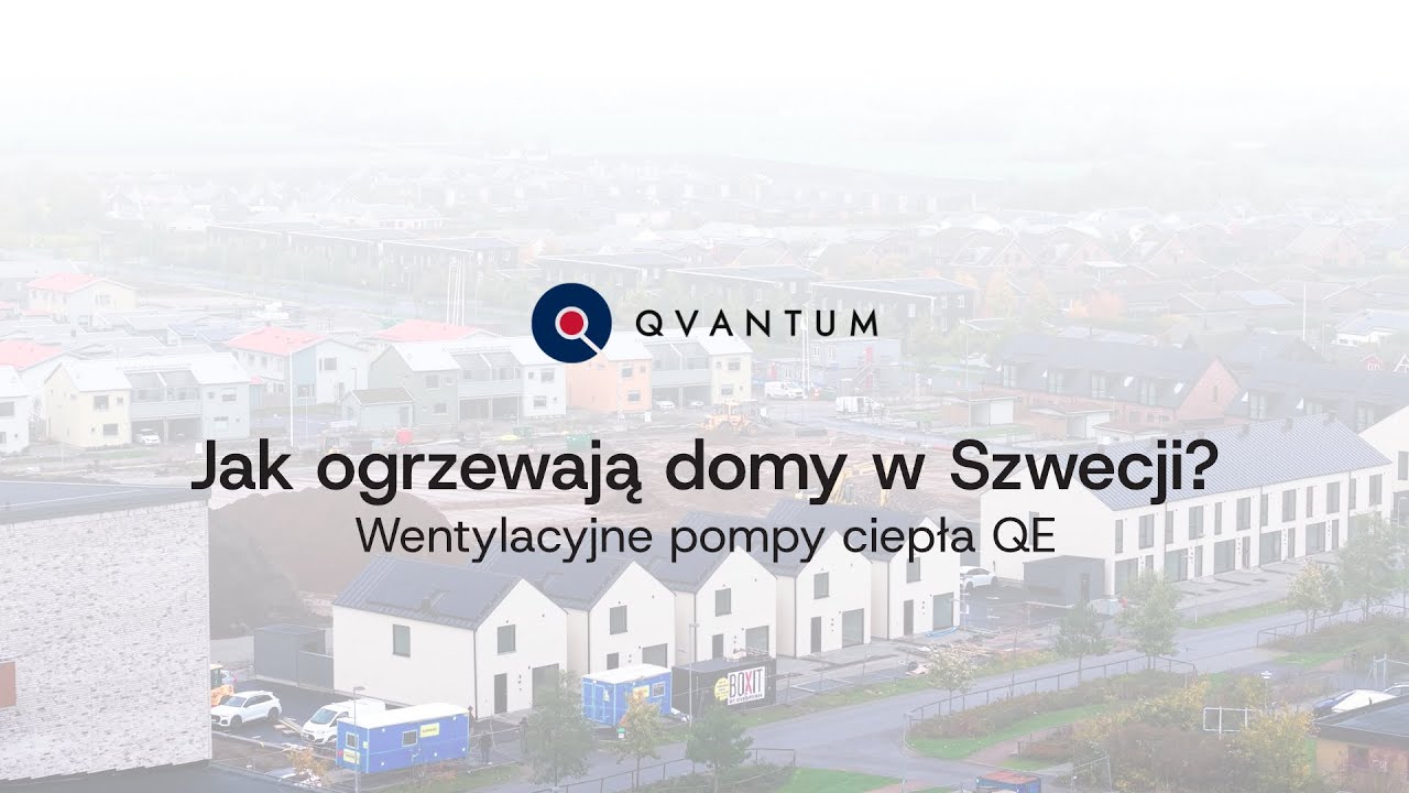Inwestycja oparta o wentylacyjne pompy ciepła Qvantum QE w systemie nawietrzaków -Szwecja