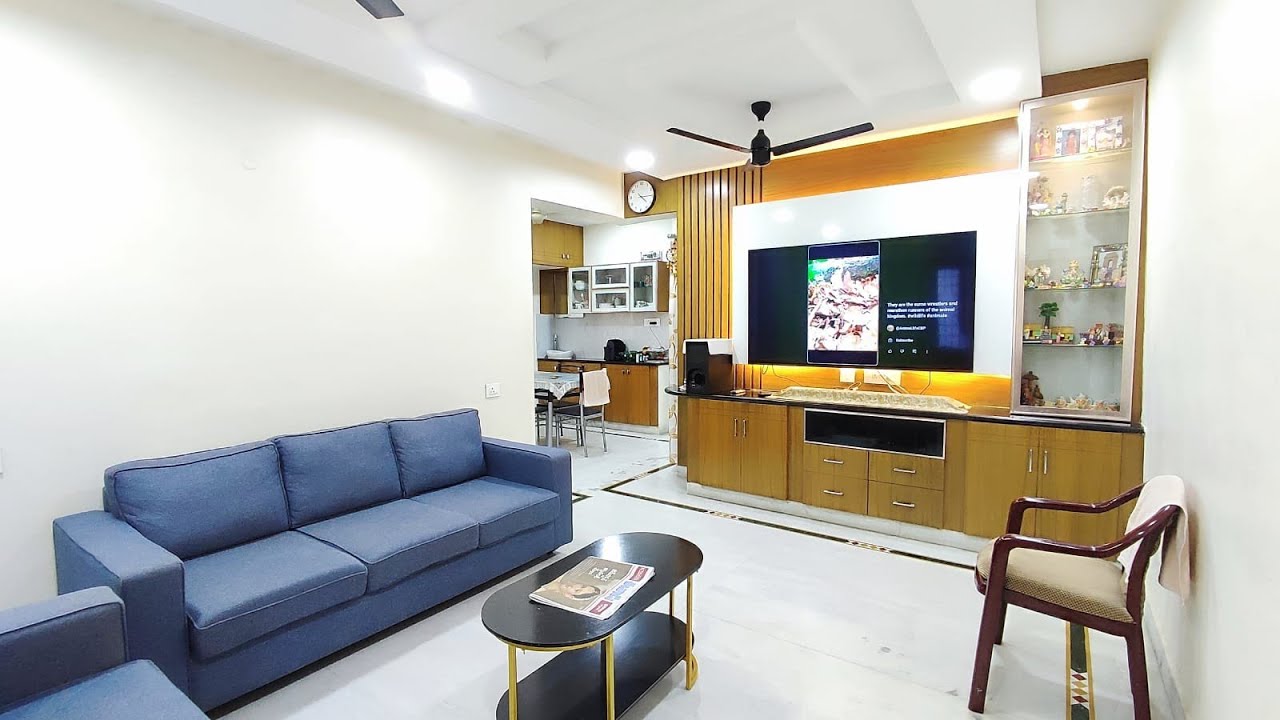Fully furnished 3BHK Flat For Sale Very Near to Miyapur Metro Station || 58 Square Yards UDS 