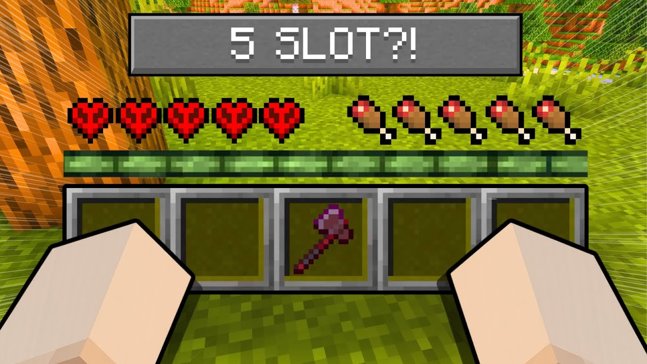 MINECRAFT ma ho SOLO 5 SLOT! ⚔️ (Posso finire il gioco?)
