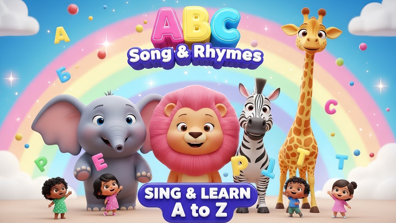 ABC Song & Rhymes | Sing & Learn A to Z