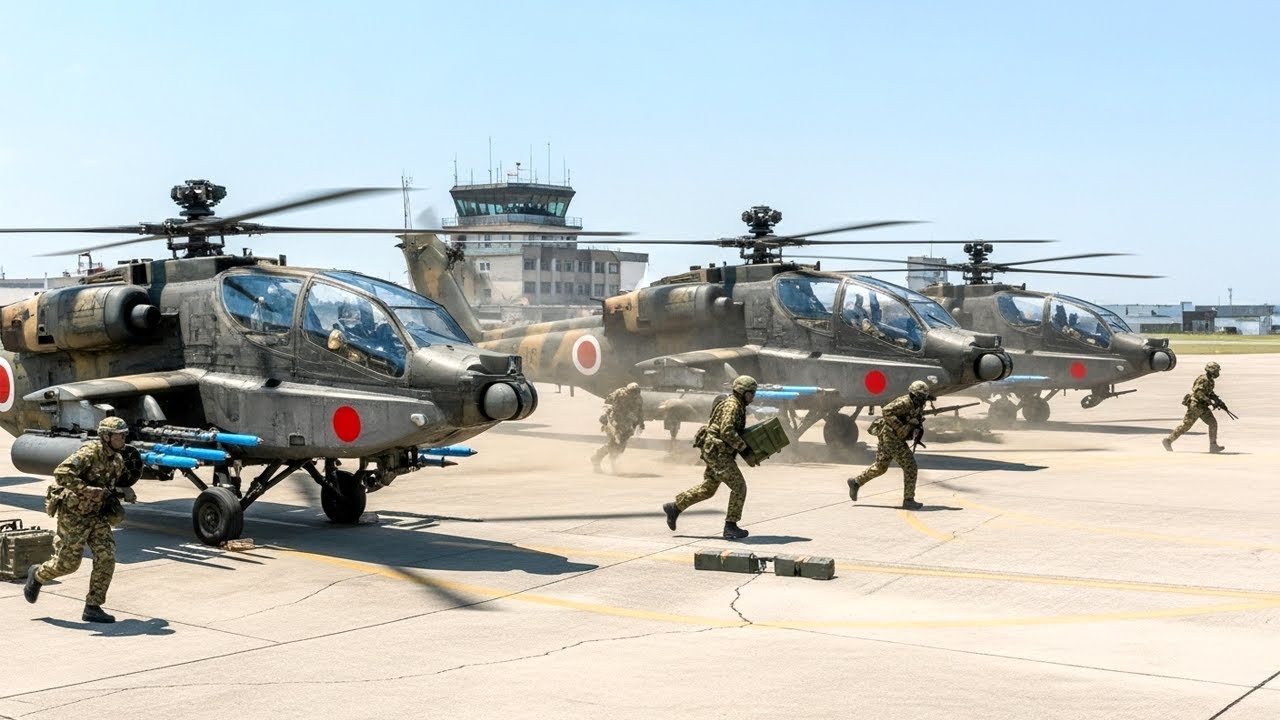 US and Japan Test AH-64 Apache in Rare Live-Fire Exercise