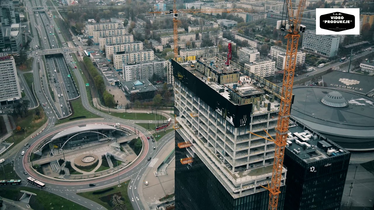 Powstaje największy budynek w Katowicach . Ma mieć 133 metry !