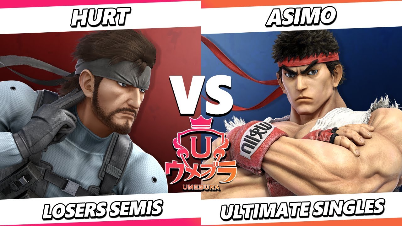 Umebura SP 12 LOSERS SEMIS - Hurt (Snake) Vs. Asimo (Ryu) Smash Ultimate - SSBU