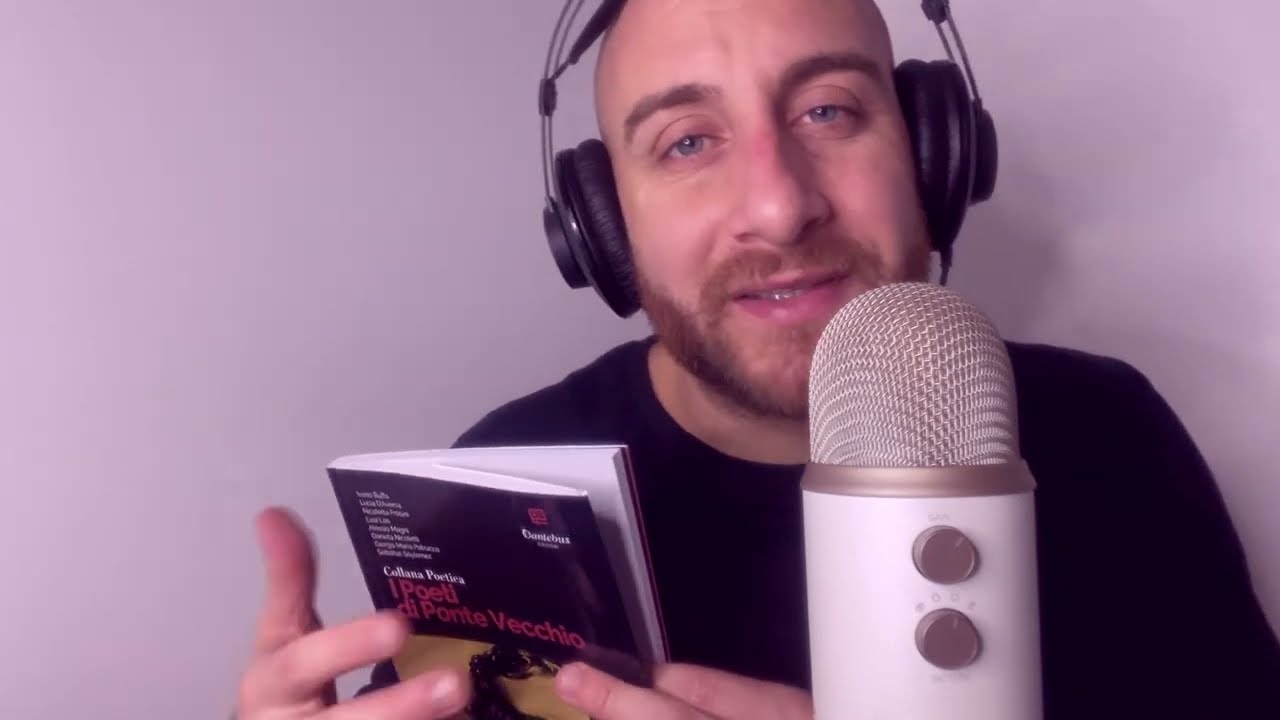 ASMR LETTURA POESIE soft spoken (poesie mie) 📚📖