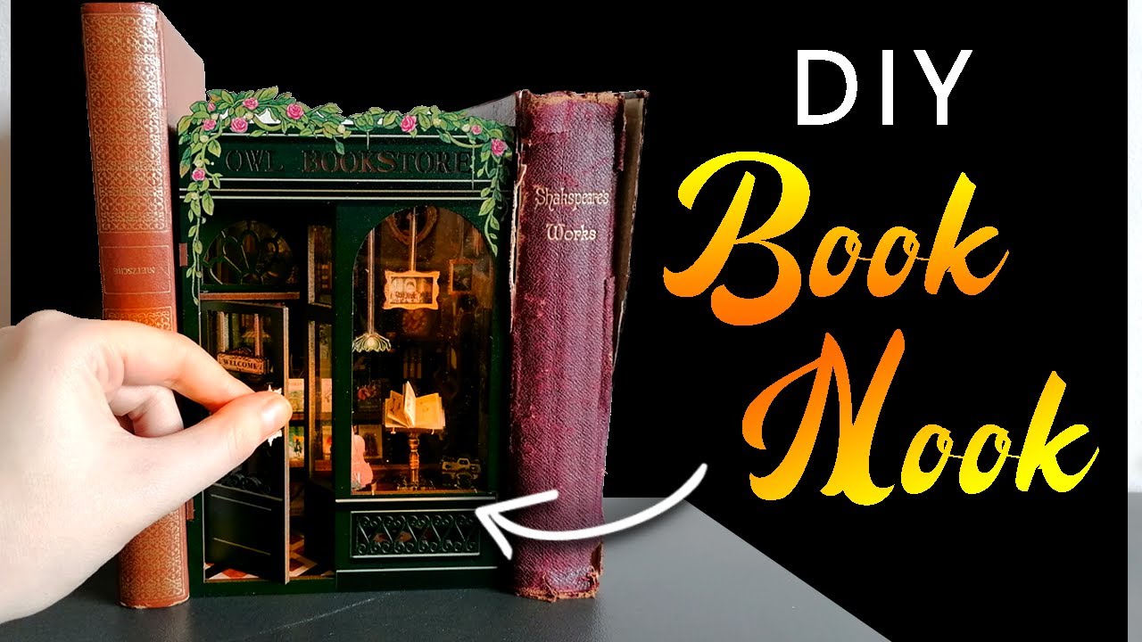 Постройте миниатюрный КНИЖНЫЙ УГОЛОК вместе со мной! ✨ – Cutebee «Сова книжный магазин» 🦉 Шаг за ...