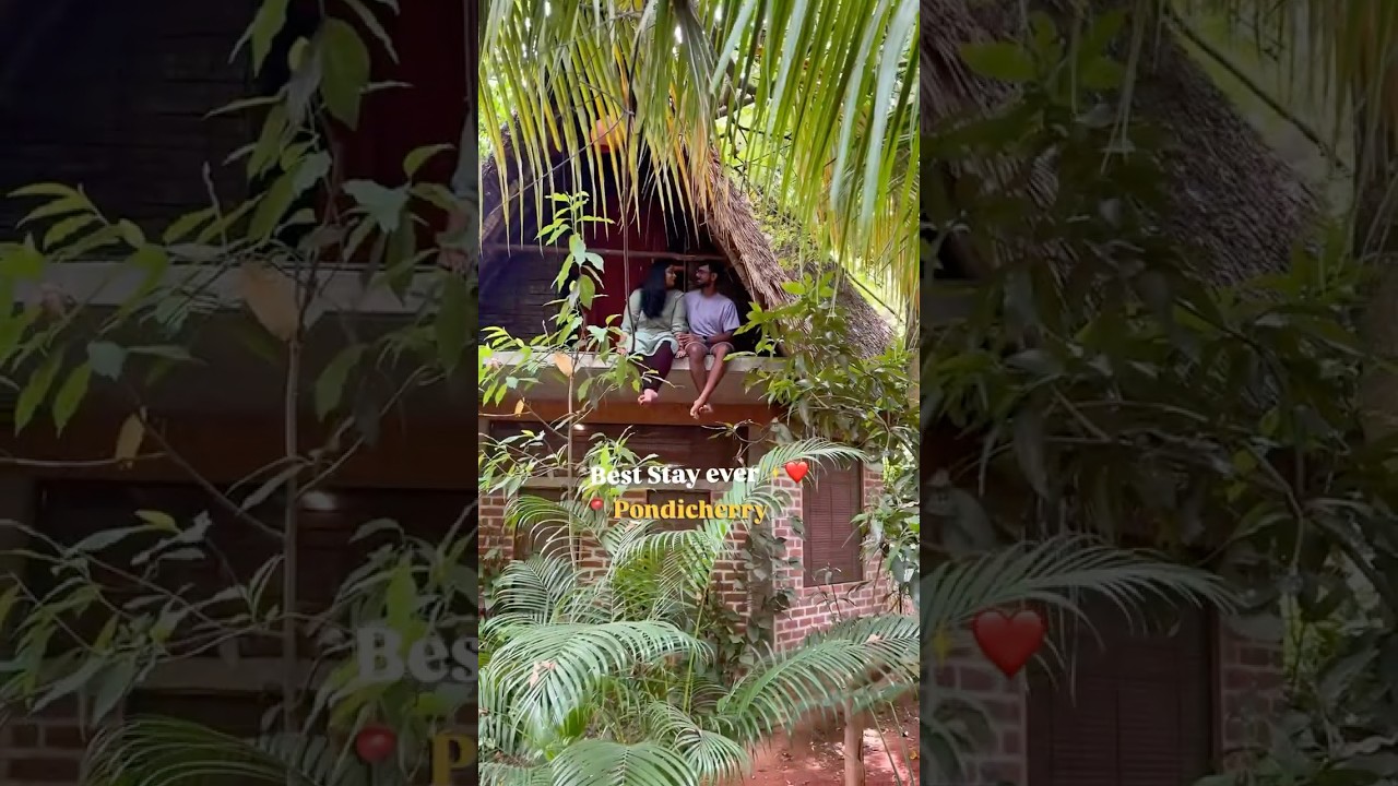 Cozy, Unique stay 📍Keeth House # chennaiweekend #thingstodoinchennai Pondicherry, Auroville