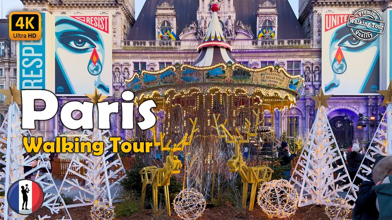 🇫🇷 Paris in the Last Days of 2025 | Waiting for New 2026 Year | Walking Tour in 4K 60FPS HDR