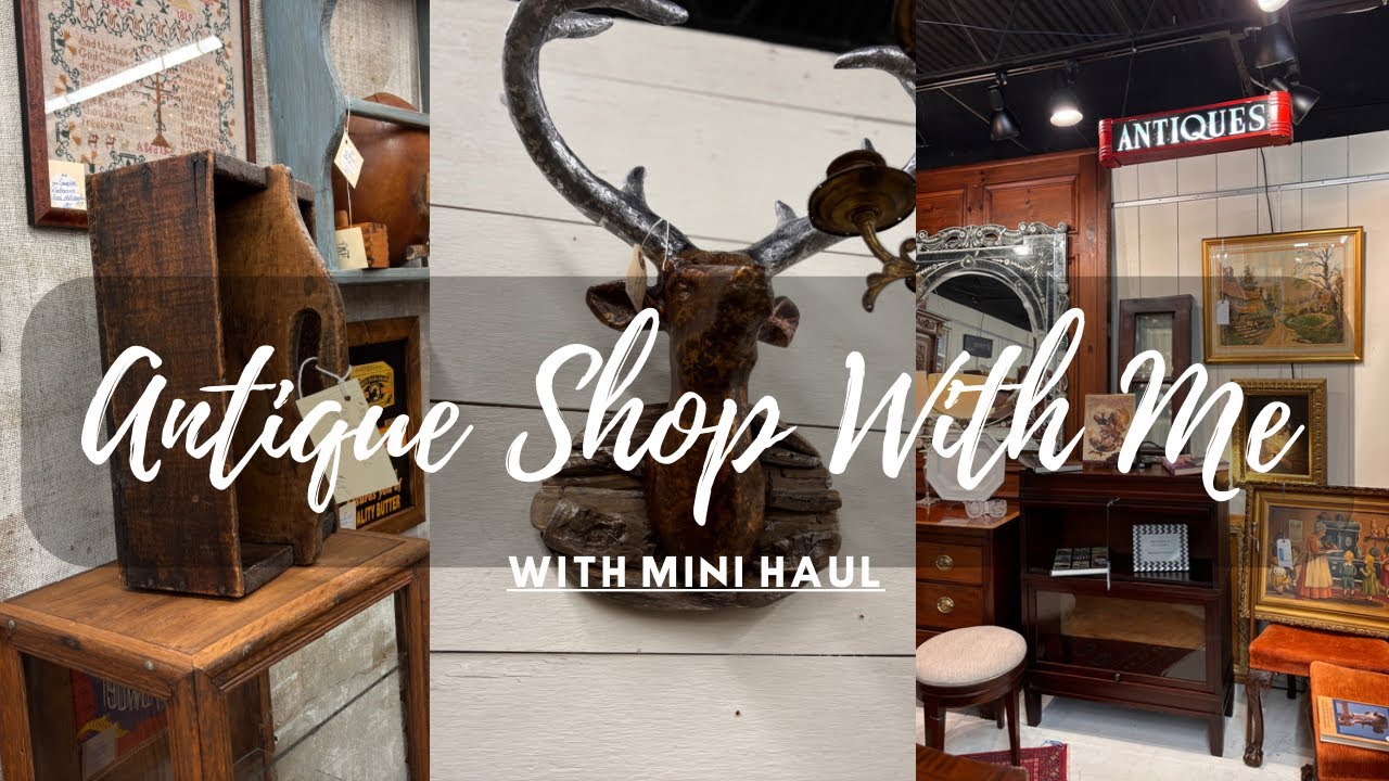 Antique Shop With Me//  Antique Shop// Shop with Me