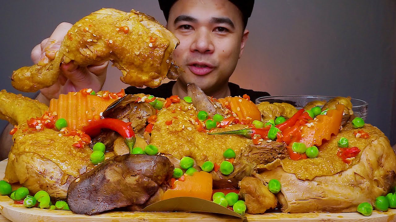 SPICY CHICKEN MENUDO | Mukbang Asmr | FILIPINO FOOD