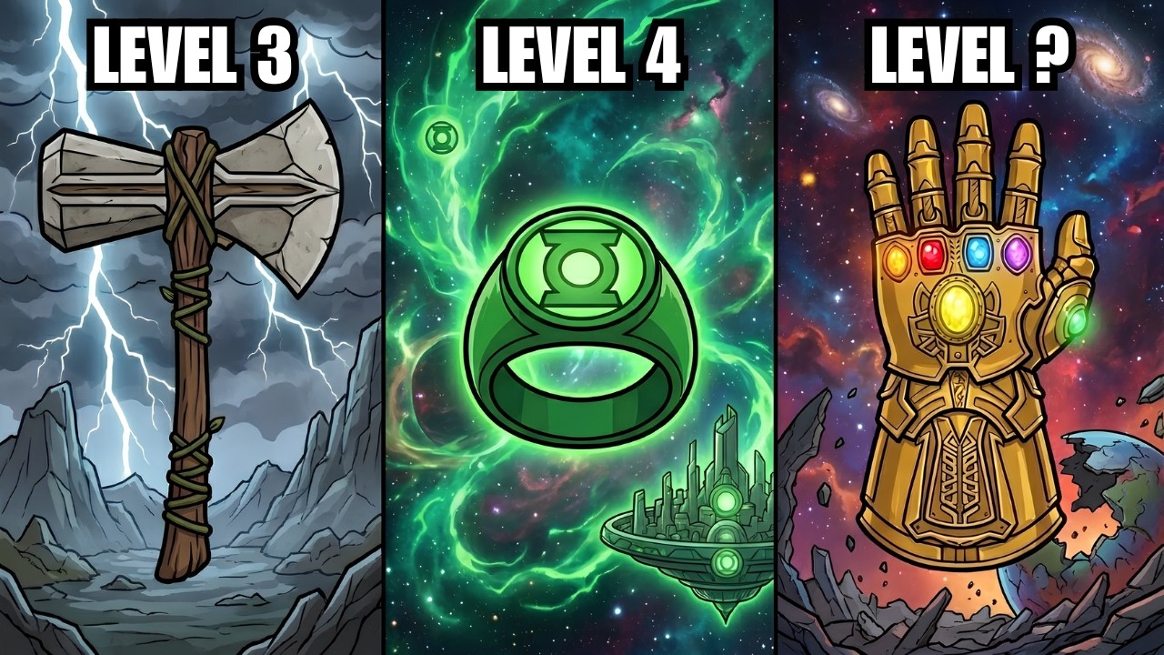 The 7 Levels Of Super Weapons In Comics