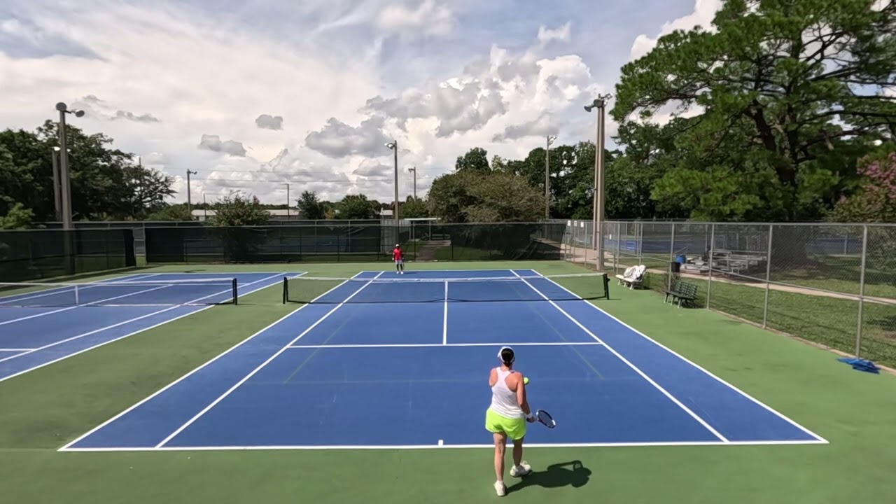 Tennis Love on the Court