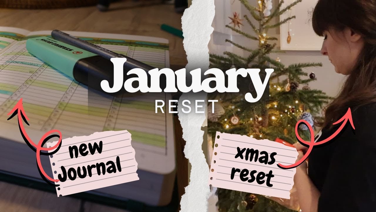 January Reset ✨ Bullet Journal  & Neuanfang nach den Feiertagen