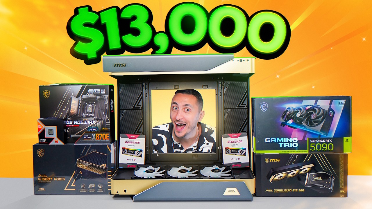I Built the Most Overkill Gaming PC Imaginable!