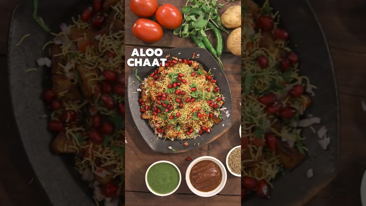 Spicy Aloo Chaat Recipe | Street Food #aloochaat #streetfood #indiancuisine