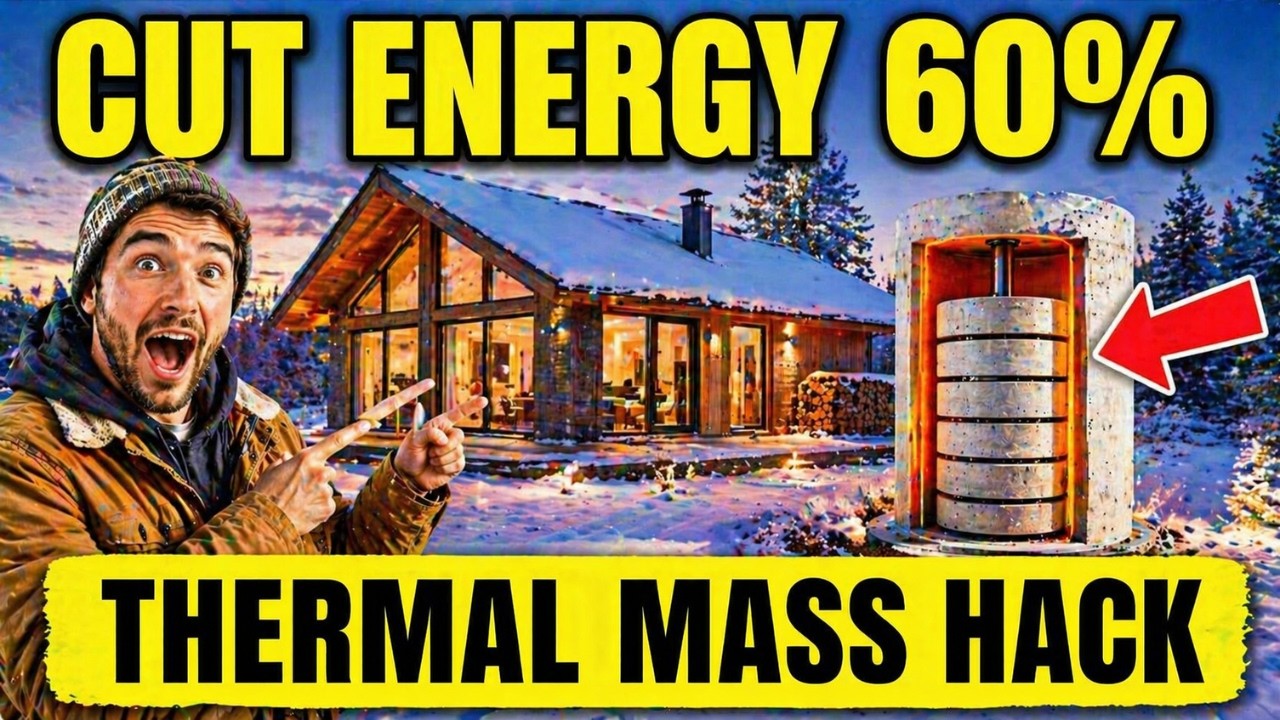 Thermal Mass Wall Cuts Heating and Cooling Costs 60%