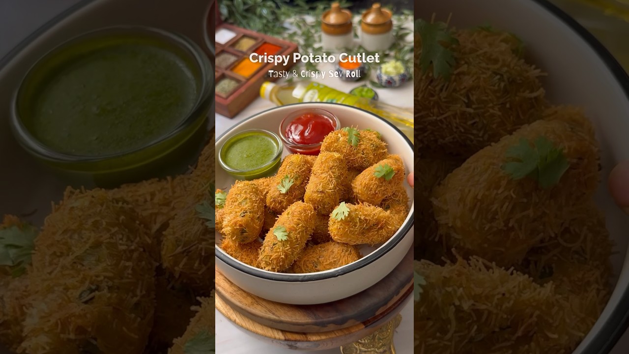 Crispy Potato Cutlet | Quick And Easy #trending #viral #ytshorts #shorts #lunchbox