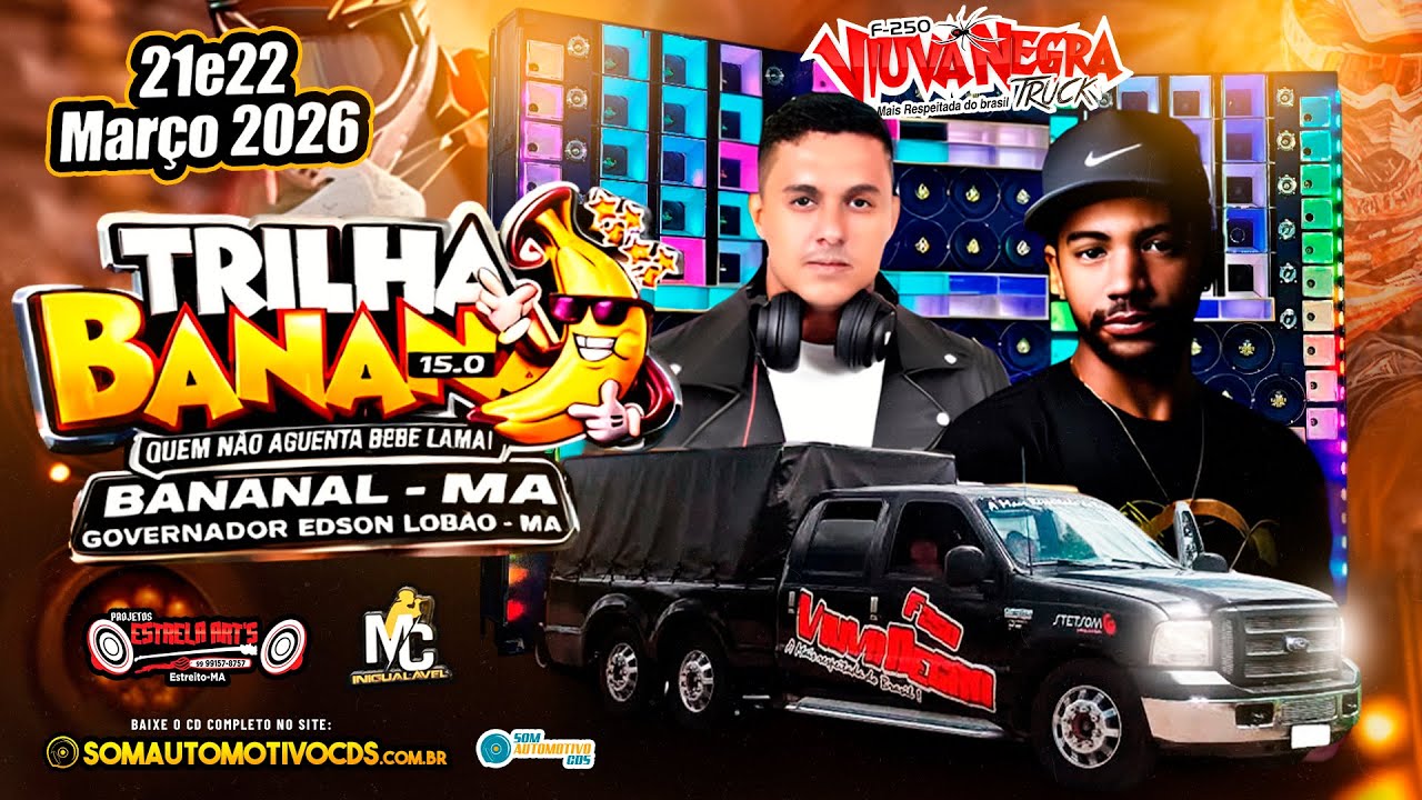 CD TRILHA DA BANANA 15.0 - DJ ESTRELA ARTS E MC INIGUALÁVEL AO VIVO