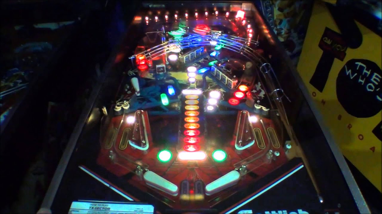 TX Sector Pinball Machine Gottlieb 1988