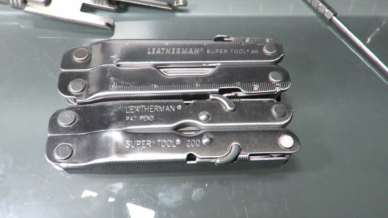 LEATHERMAN SUPER TOOL 200 : Leatherman's second tool locking system (comparison with SUPER TOOL 300)