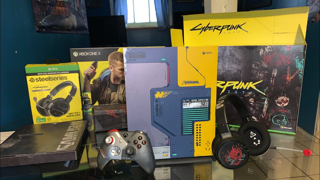 Cyberpunk 2077 Limited Edition Xbox One X Unboxing