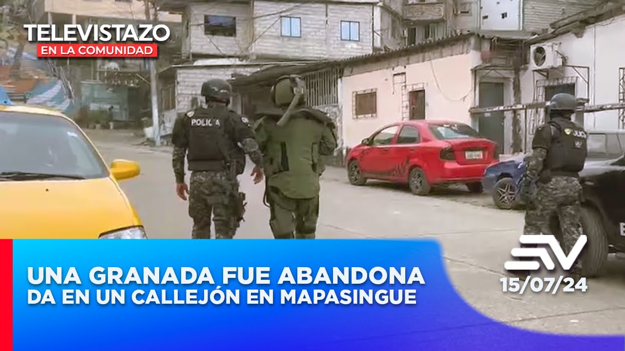 En Guayaquil, una granada fue abandonada en un callejón en Mapasingue | Televistazo en la Comunidad