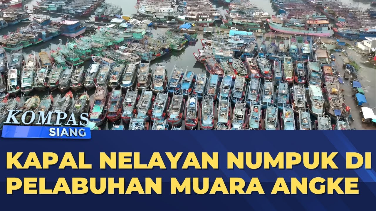 LIVE - Penumpukan Kapal Tutup Akses Keluar-Masuk Pelabuhan Muara Angke | KOMPAS SIANG