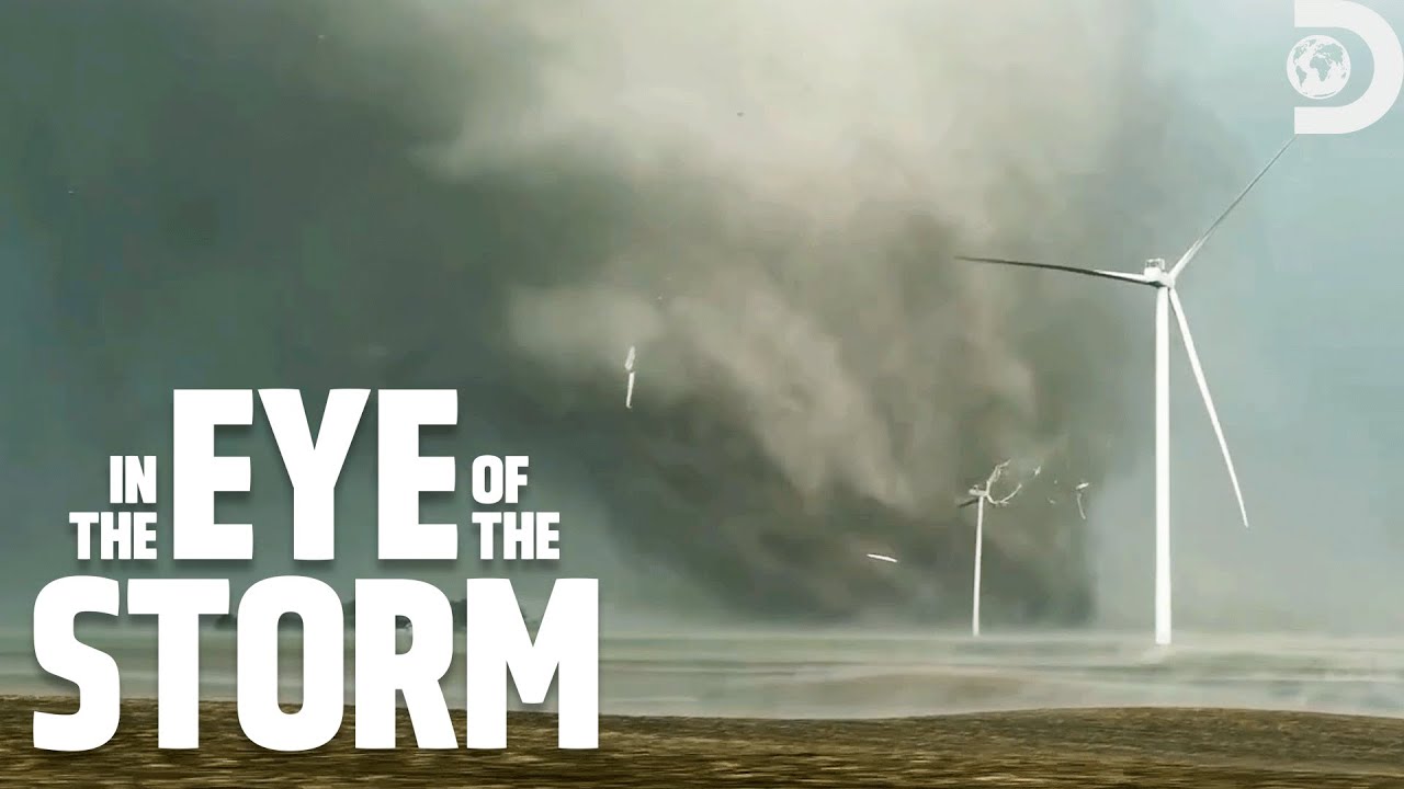 Drone Footage of a Massive Twister! | In the Eye of the Storm | Discovery