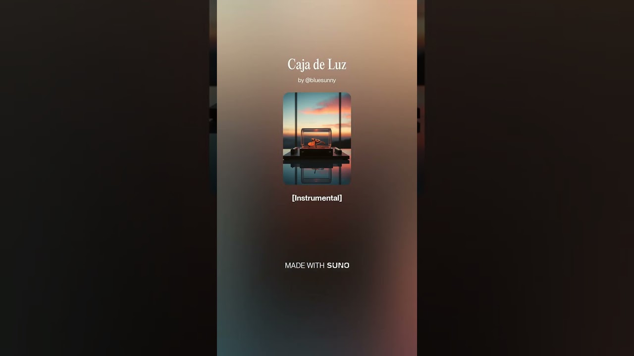 Caja de Luz (Lightbox) [Instrumental] #sunoai #musicvideo