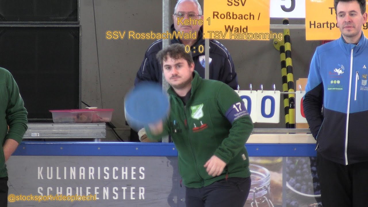 Deutsche BL Süd Eisstocksport 2024_25 SSV Roßbach Wald  gegen TSV Hartpenning