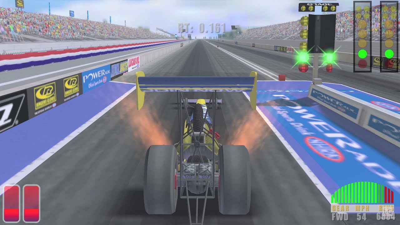 NHRA: Drag Racing Countdown to the Championship - PSP Gameplay (4K60fps)