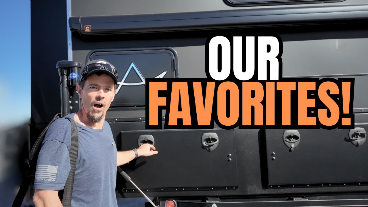 WE TOURED 3 TRUCK CAMPERS  & OUR FAVORITE RV GADGETS!