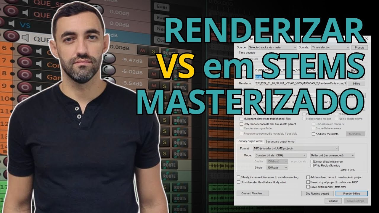 Como Renderizar VS Multipista Masterizado em Stems