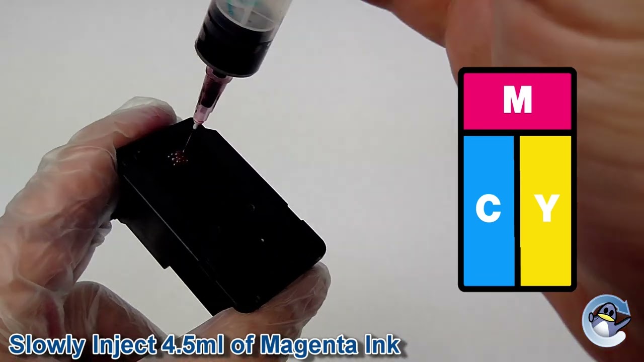 Как заправить трехцветный картридж повышенной емкости Canon CL-546XL (8288B004)