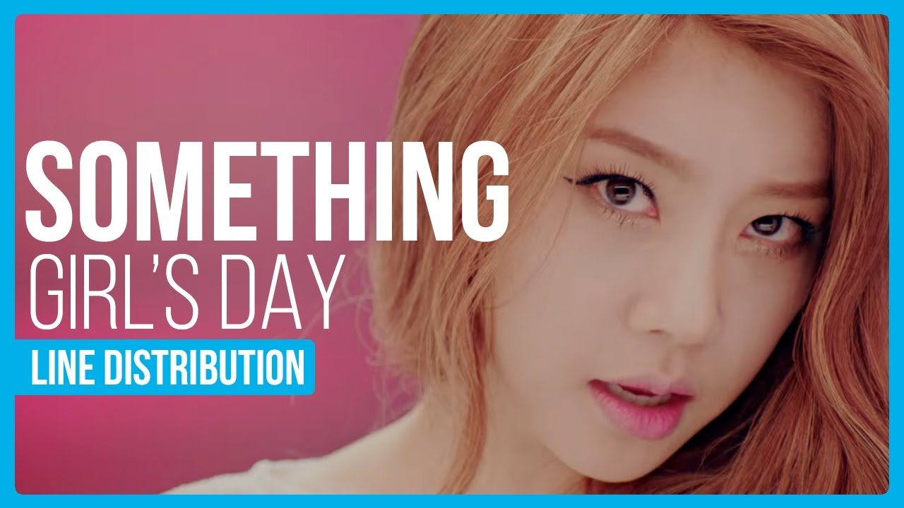 Girls Day - Something Line Distribution (Color Coded)