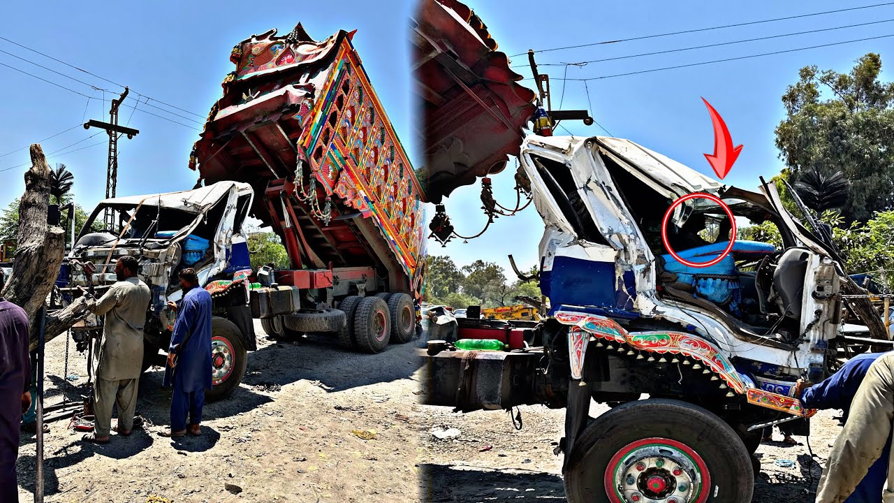 Top 4 videos  Dangerous Truck Accidents, Crashes & also their Restorations
