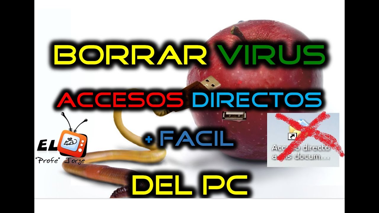 Como ELIMINAR VIRUS ACCESOS Directos del COMPUTADOR  .trashes + 