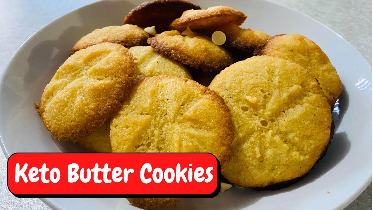 LOW CARB BUTTER COOKIES USING ALMOND FLOUR/ KETO FRIENDLY DESSERTS