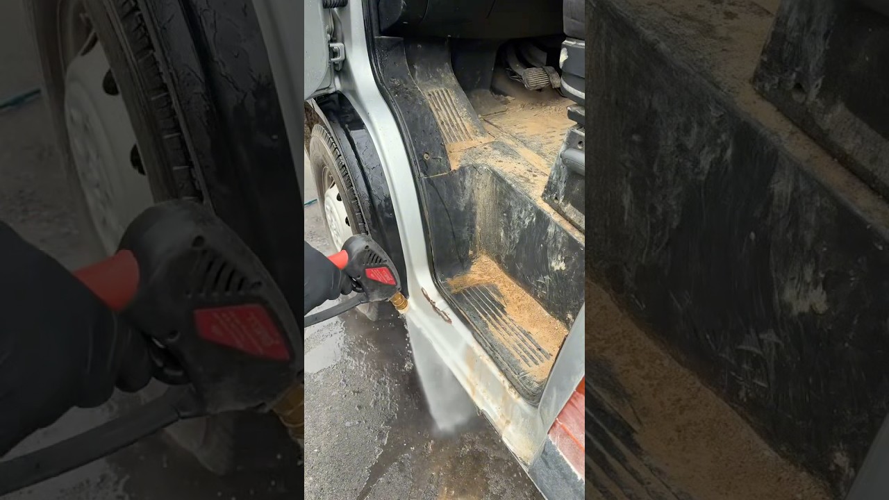 Satisfying Car Deep Cleaning | Heavy Dirt Vacuumed & Washed Away