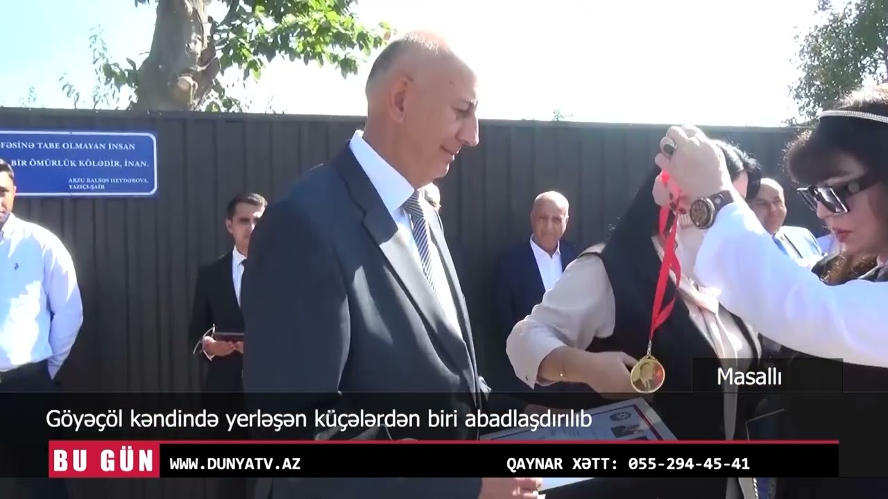 Masallının G&ouml;yə&ccedil;&ouml;l kəndində yerləşən k&uuml;&ccedil;ələrdən biri abadlaşdırılaraq genişləndirilmiş və tam tə