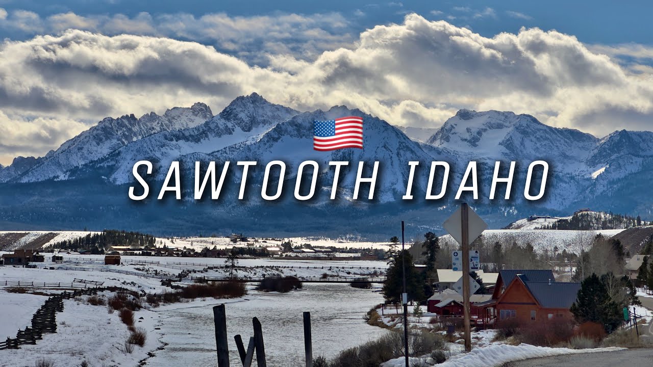 Drone Film Of Sawtooth National Forest Idaho USA Rocky Mountains Dji Mini3 Pro Cinematic Film 60fps