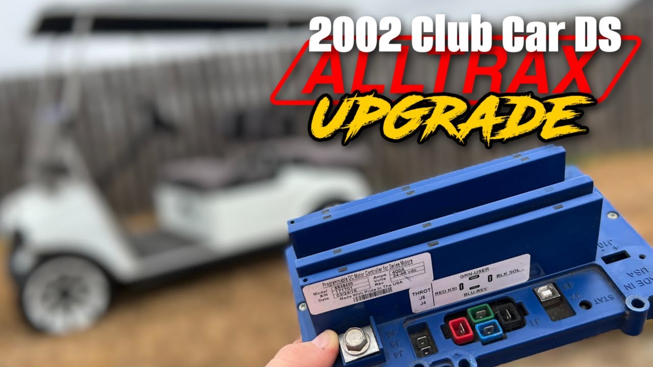 Установка контроллера Alltrax 400 Amp на гольф-кары старой серии | РАЗБЛОКИРОВАТЬ НАСТРОЙКИ | Clu...