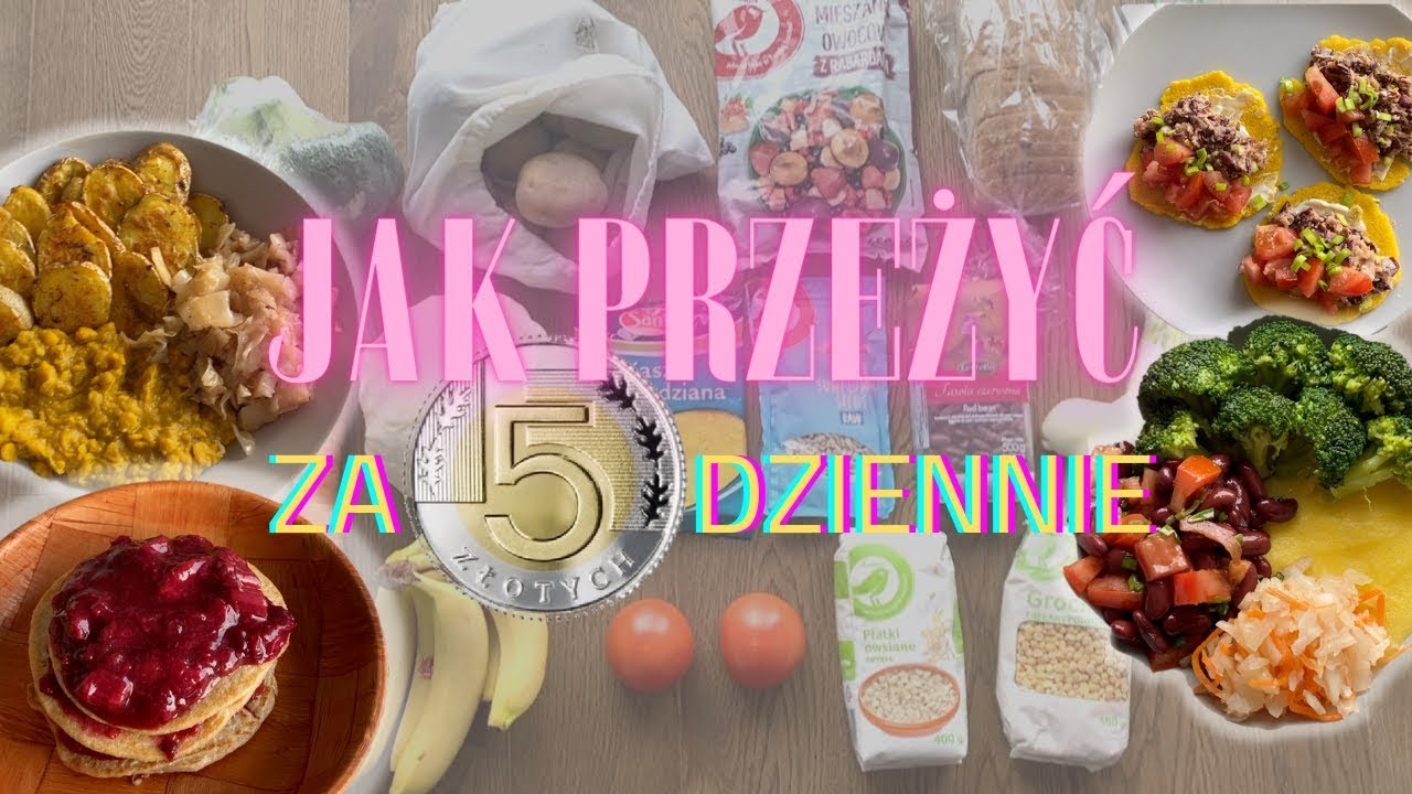 7 sposobów na DZIEŃ ZA 5 ZŁ // Wegański tydzień za 35 zł 🌱