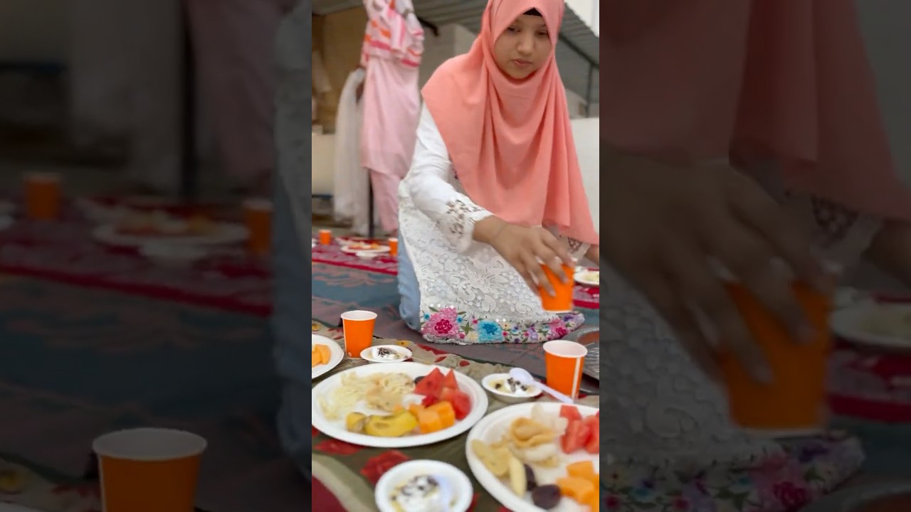 Ramadan sharif ka 22 roza & iftar dawat❤️ #minivlog #trending #vlog #ramadan #shorts #viralrecipe