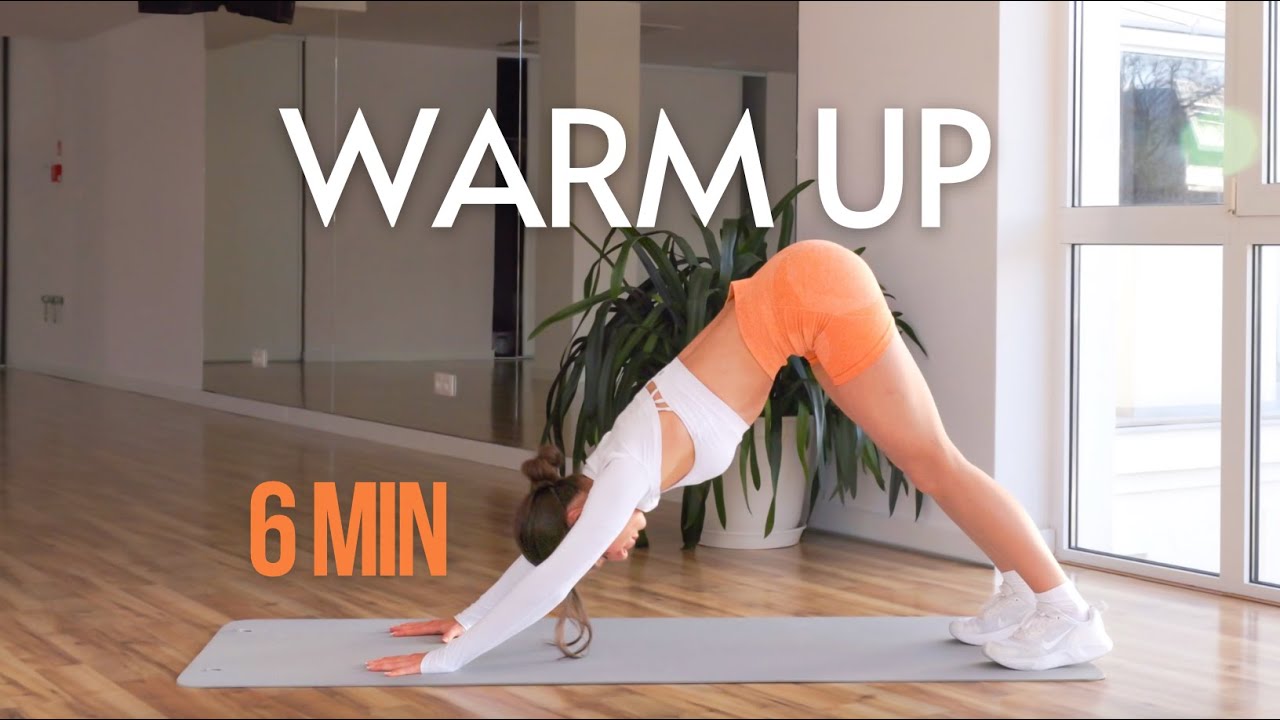 6 MIN WARM UP ☀️ NO JUMPING before workout | No equipment | Full body | Rozgrzewka przed treningiem