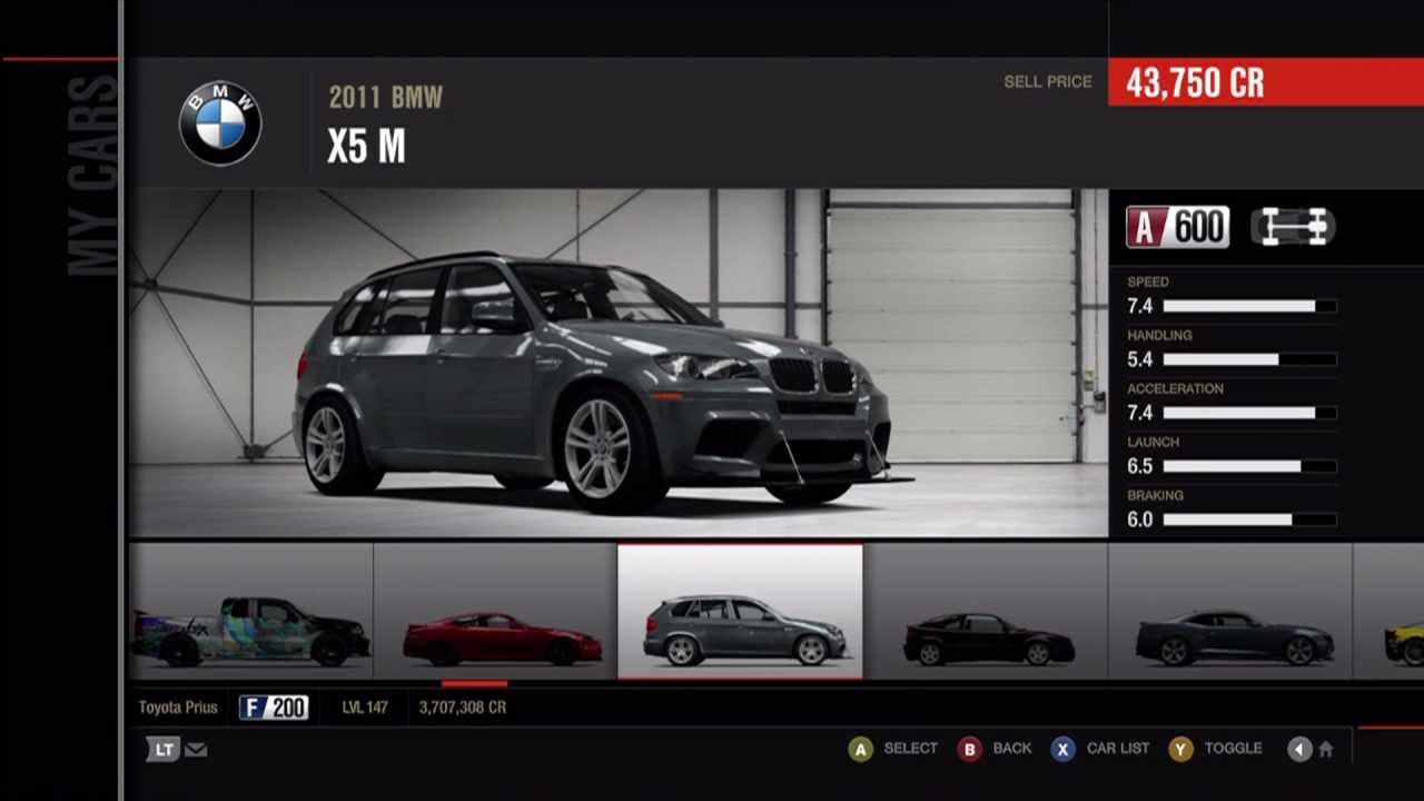 My Forza Motorsport 4 garage