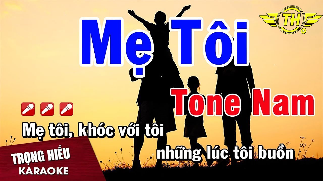 Karaoke Mẹ T&ocirc;i Tone Nam Nhạc Sống | Trọng Hiếu