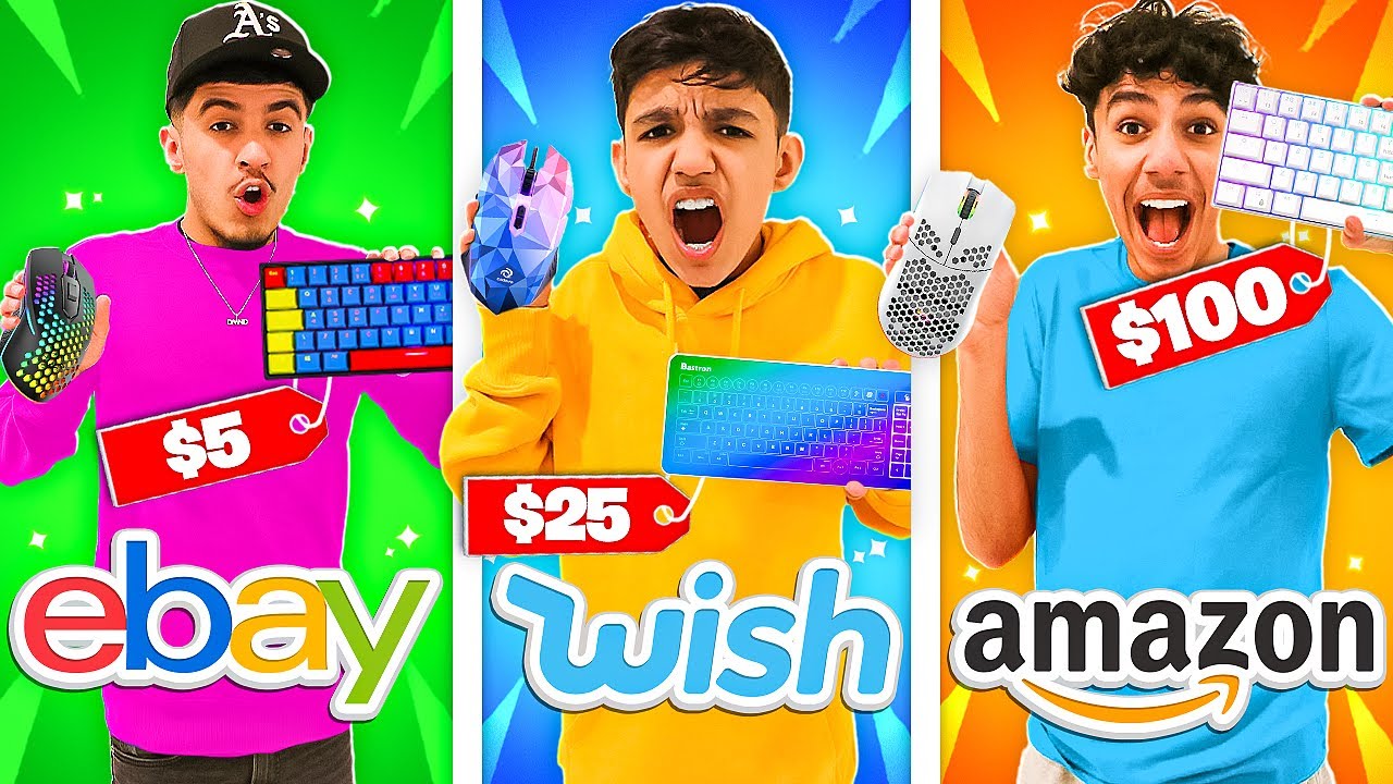 Brothers Test Keyboard & Mouse Combos From Random Websites To Play Fortnite! (Amazon, Ebay)