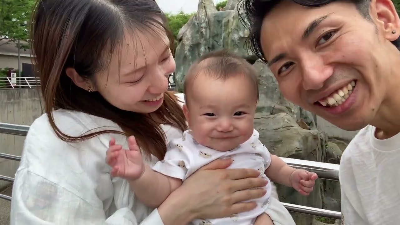 🐘【初めての動物園】🦁🦒まさかの超接近！動物たちがりおんくんに大サービス😂🦒