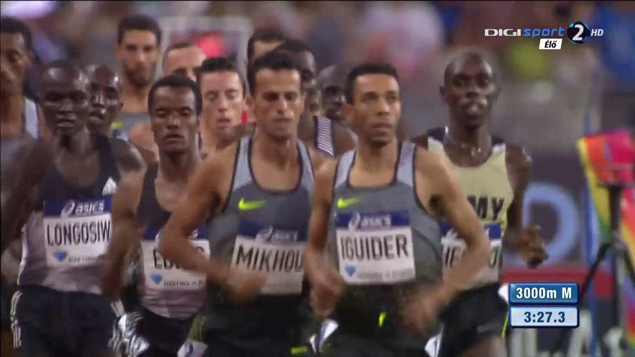 09 Yomif Kejelcha wins 3000m Men's HD Diamond League Paris 2016